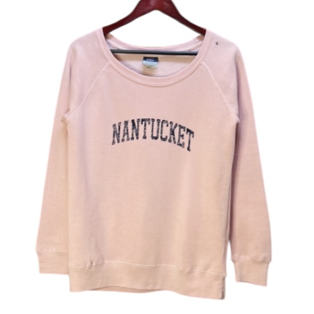Nantucket Sweatshirt Crewneck popover, Dusty-pink / Size S / NWT - Picture 12 of 12